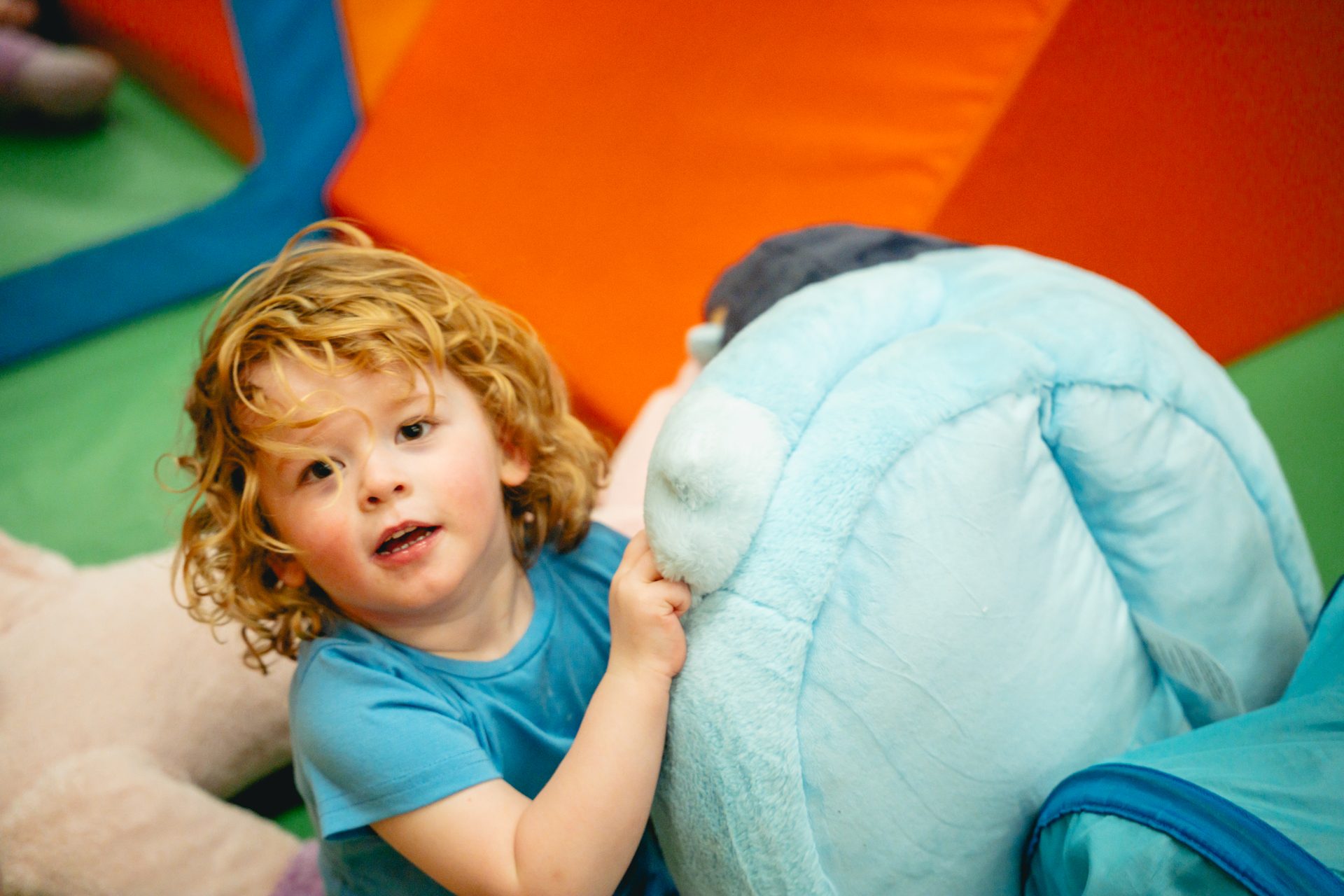Children playing at Leaping Lizards